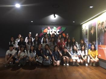 GAIC MUN Journalists at JTBC (Broadcasti... ÷���̹���